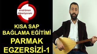 Kısa Sap Bağlama Eğitimi - Egzersiz 1 (Üst - Alt Tezene Alıştırma) (English Subtitles)