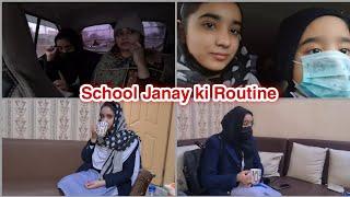 Itni fog ( دھند) mein bchon ko school chornay gai - School Janay ki Routine 