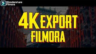 FILMORA 11 | HOW TO EXPORT IN 4K HIGH QUALITY FOR YOUTUBE | 4K EXPORT SETTINGS FILMORA [HINDI]