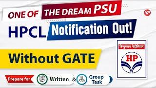 Much awaited advertisement HPCL 2023 without GATE | Prepare for written exam, GT & Interview