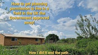 How the Government approved way to get planning permission to live on your own land in the UK works
