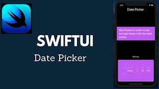 SwiftUI Basics:  Date Picker deep dive