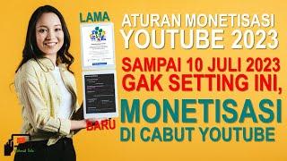 Cara dan Aturan  terbaru monetisasi Channel Youtube 2023 .Tidak Seperti ini tidak akan di monet.