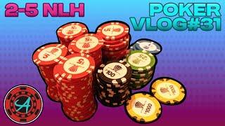 Set over set for stacks! Bluffing huge in the right spots! | 2-5 NLH | Poker Vlog #31