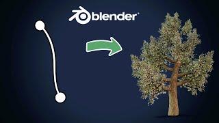 Geo Nodes Tutorial: How to Make Trees in Blender!