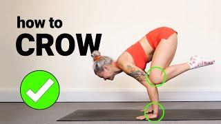 How To Crow Pose for Beginners - Learn to Fly in 5 Minutes