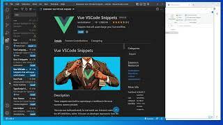 como INSTALAR VUE en visual studio code 