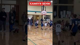 Kamryn Behm spilts defense cut drive to the hoop basketball youth 1/12/25 3rd Grade Lincoln Nebraska