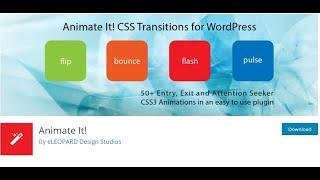 How to add CSS3 Animations in WordPress | Animate It!