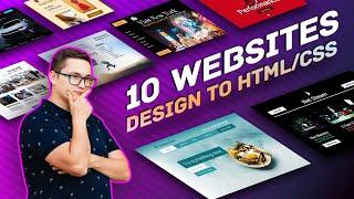 Building 10 Websites - From Design to HTML and CSS - Coding Challenge 