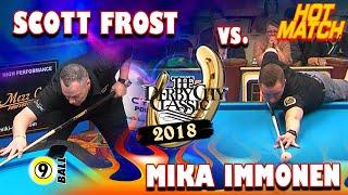 9-BALL: Scott FROST vs Mika IMMONEN - 2018 DERBY CITY CLASSIC 9-BALL DIVISION