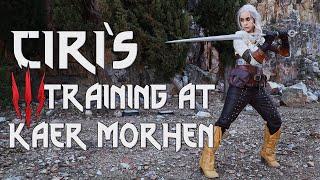 CIRI'S Training at Kaer Morhen | COSPLAY FAN VIDEO | The WITCHER 3 Wild Hunt