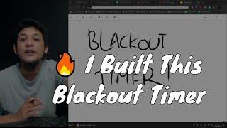 I Built a Blackout Timer to Stop Wasting Time!