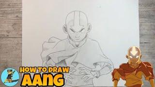 How To Draw Avatar Aang #drawing #tutorial #howtodraw #art #drawingvideo  #avatarthelastairbender