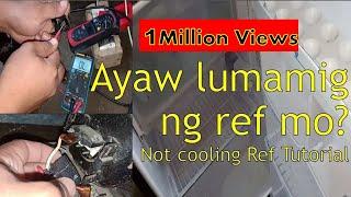 Refrigerator not Cooling Repair Tutorial/ Faulty Relay/ Tagalog