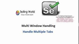 Selenium Python : Handle Multiple Tabs