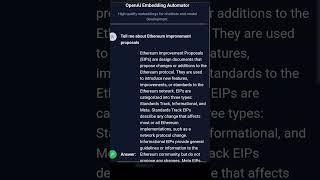 OpenAI Embeddings Automator #ai #chatgpt #openai #llm #embedding #ml #chatbot #aimbotfree