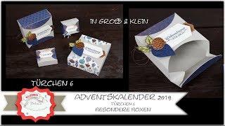 Box mit besonderem Verschluss basteln - Stampin´Up! - Geschenk Verpackung -Adventskalender 2019