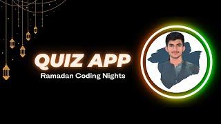 Building a Quiz App using Python, UV, and Streamlit | Ramadan Coding Nights