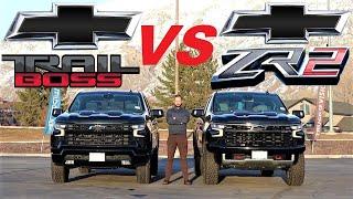 2023 Chevy Silverado Trail Boss VS 2023 Chevy Silverado ZR2: Chevy Needs To Discount The Trail Boss