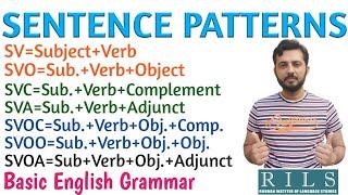 Sentence Patterns | Sentence Structure | Basic English Grammar | RILS The Lingua Expert
