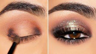 How do you do a halo smokey eye makeup look?