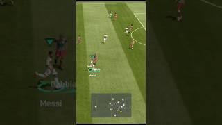 Messi's video game assist #shorts #youtubeshorts #messi