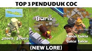 TOP 3 PENDUDUK COC (Tengkorak Teriak Jawa)
