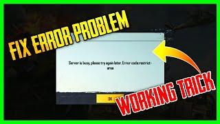 Pubg Server Busy Error Code Restrict Area (Solution) 100% Working Trick / Kumari Gamer