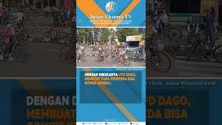 DENGAN DIBUKANYA CFD DAGO, MEMBUAT PARA PESEPEDA BISA GOWES KEMBALI #shortsvideo