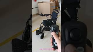 Mobility Kart Ultralight Premium Electric Wheelchair with Wireless Remote & Electromagnetic Brakes