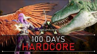 I Survived 100 Days on Ragnarok in Hardcore ARK Survival Evolved