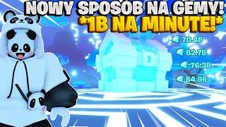 NOWY OP SPOSÓB NA GEMY W PET SIMULATOR X! *1B GEMÓW W MINUTE! w Roblox