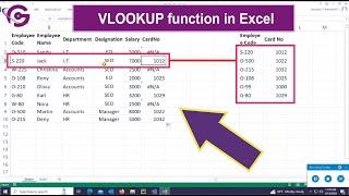 VLOOKUP in 3 Minutes | Use VLOOKUP in Excel | programminggeek