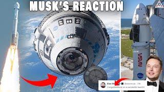 Elon Musk Just Reacted to Boeing Starliner 1st Crew Launch Helium Leaked !