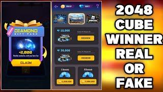 2048 Cube Winner App Free Fire Real Or Fake ?