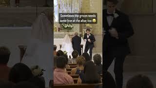 Brides reaction to groomsmen prank!  #funnyweddingmoments #groomsmenprank #funwedding #bestwedding