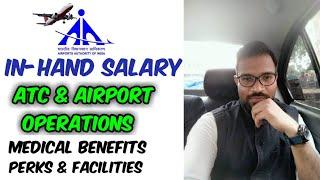 #AAI​ #ATC​ SALARY Rs 75,000/- || ATC & AIRPORT OPERATIONS SALARY IN DETAIL