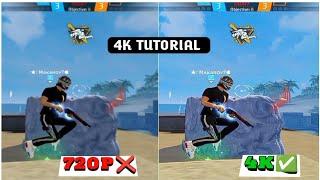 How to increase free fire video quality in capcut | increase free fire video quality in capcut