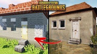 Minecraft - How To Build A PUBG House #4 | Player Unknown Battlegrounds  | Tutorial