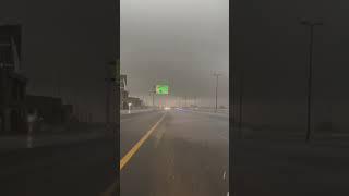 Rain in lahore ️#pakistan #lahore road #view #happyrain #weather #monsoon # rainyday #youtubeshorts