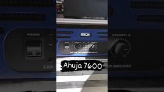 #ahuja #djsoundsystem  amplifier #ahuja #amplifier # 7600 with amplifier #bishal Dj sound #7600 with