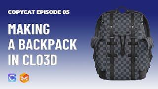 Making Backpack - Clo3d, Marvelous Designer