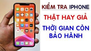 Cách kiểm tra iphone chính hãng hay không _ thời gian còn bảo hành của iphone || Mẹo hay trên iphone