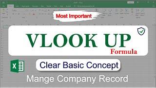 How to apply Vlookup formula in Excel | Basic Concept of Vlookup|