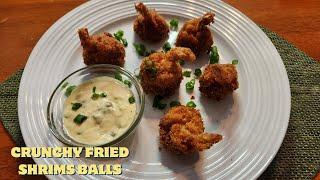 EASY TO MAKE SUPER CRUNCHY FRIED SHRIMP BALLS,MERRY SAKURA TV