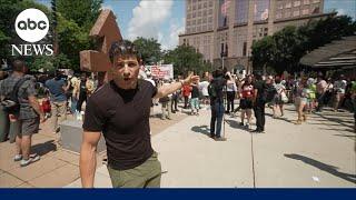 Protesters begin to gather outside Republican National Convention