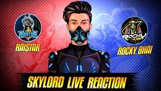 Skylord Live Reaction on Raistar Vs Ricky And Rdx controversy | Skylord reply to Rocky and rdx