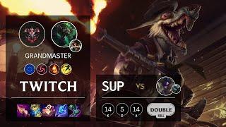 Twitch Support vs Alistar - EUW Grandmaster Patch 10.25