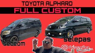 TOYOTA ALPHARD BALACK M4FIA FULL CUSTOM